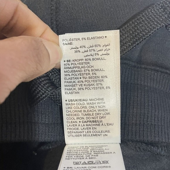 Amazon Essential Boys XS 4-5 Years Black Fleece Jogger Sweatpants - Picture 10 of 13